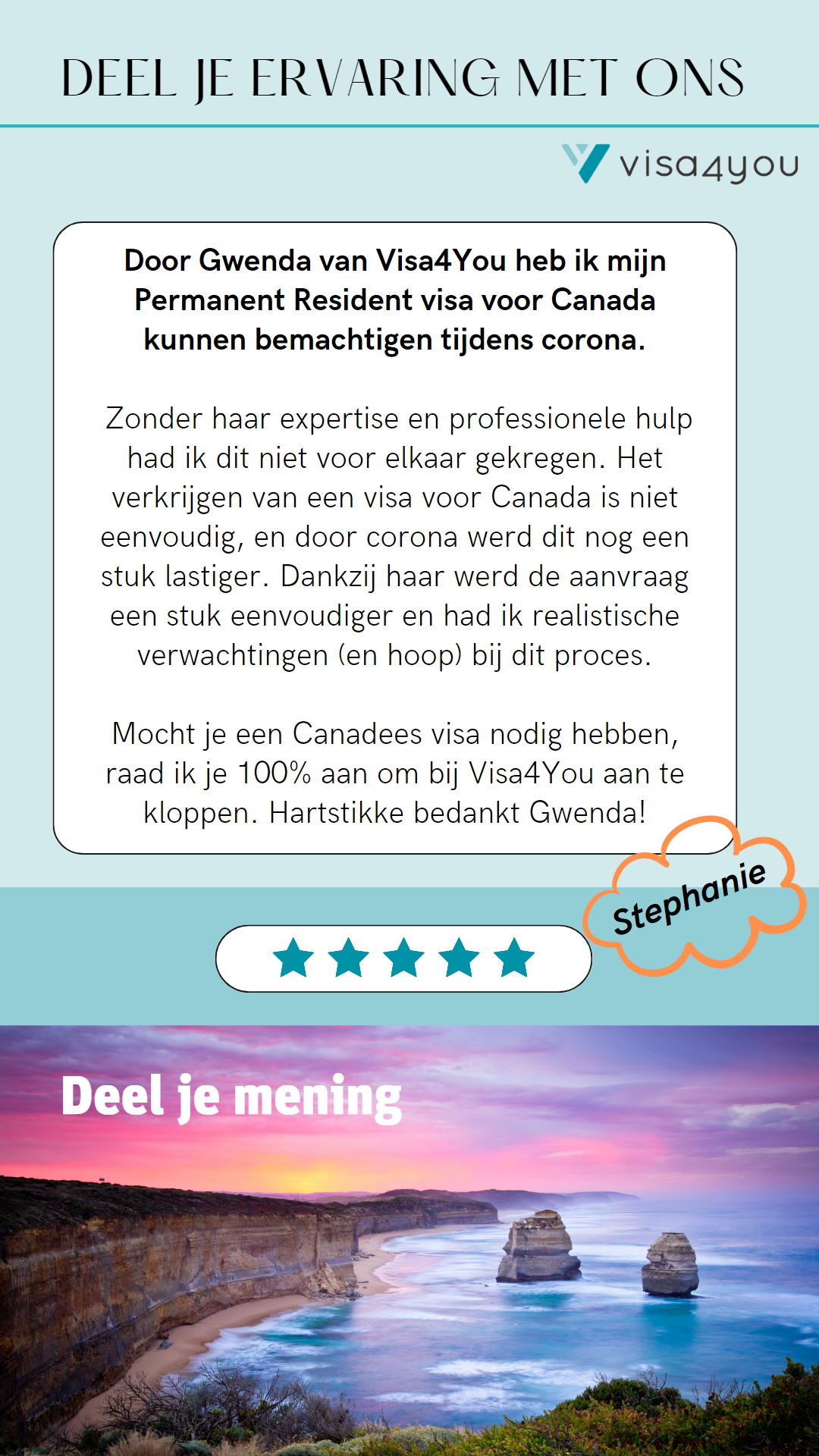 deel-je-ervaring-stephanie-4-visa4you